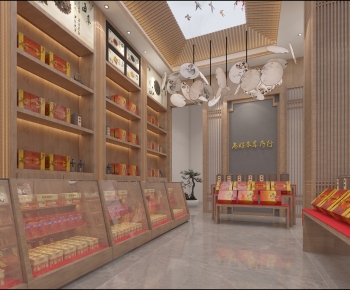 New Chinese Style Retail Stores-ID:730190997