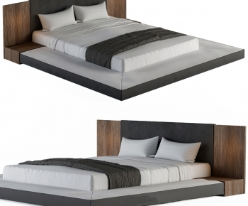 Modern Double Bed-ID:353308922