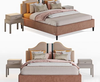Modern Double Bed-ID:133243081