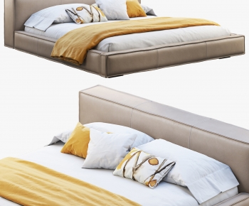 Modern Double Bed-ID:693941115