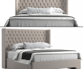 Modern Double Bed-ID:780746946