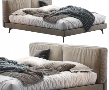 Modern Double Bed-ID:414479021