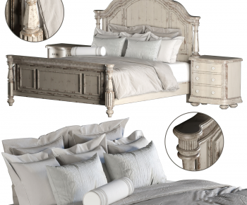 American Style Double Bed-ID:782555101