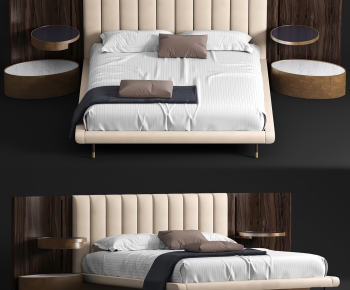 Modern Double Bed-ID:498332988