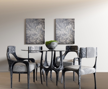 Nordic Style Dining Table And Chairs-ID:191195011
