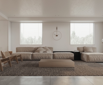 Wabi-sabi Style A Living Room-ID:738817939