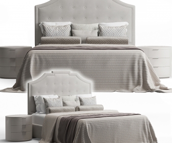 Modern Double Bed-ID:931703096