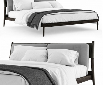 Modern Double Bed-ID:635790822