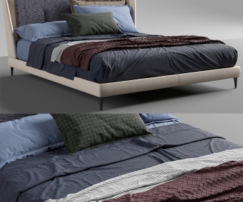 Modern Double Bed-ID:630791904