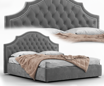 American Style Double Bed-ID:119386914