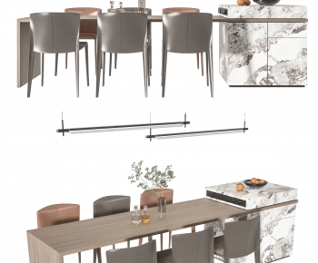 Modern Dining Table And Chairs-ID:562424905