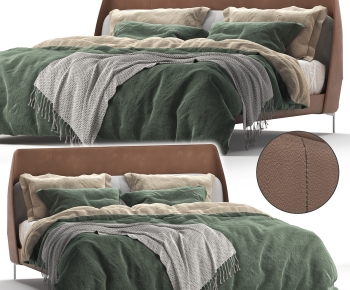 Modern Double Bed-ID:147979021