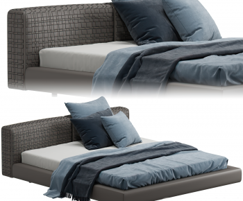 Modern Double Bed-ID:715127948