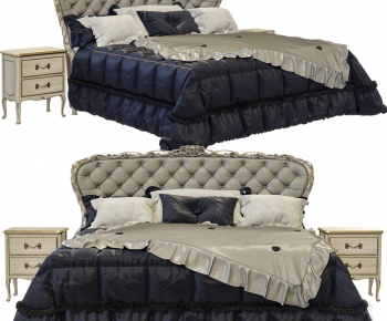 American Style Double Bed-ID:119938921
