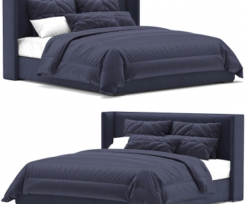 Modern Double Bed-ID:631247044