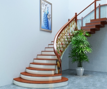 European Style Rotating Staircase-ID:342118026