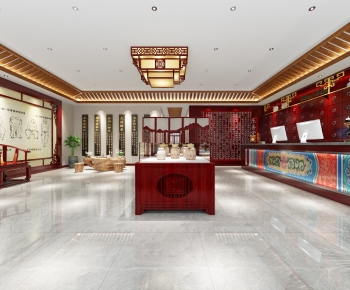 New Chinese Style Commercial Space-ID:801985985