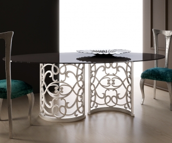 新古典餐桌椅组合-ID:626795053