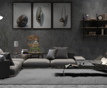 Industrial Style Sofa Combination-ID:539892912