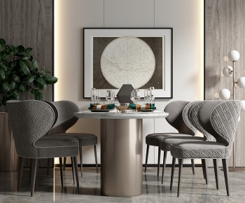 Modern Dining Table And Chairs-ID:738147971