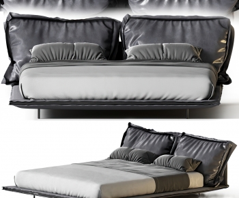Modern Double Bed-ID:861282117