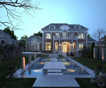 European Style Villa Appearance-ID:561332944