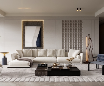 Modern A Living Room-ID:235099831