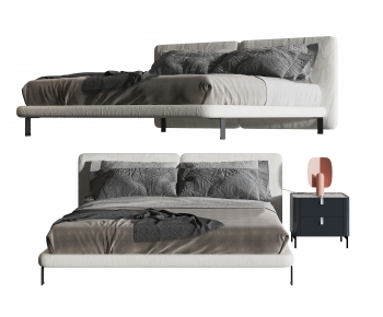 Modern Double Bed-ID:289381039