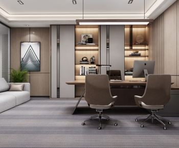 Modern Manager's Office-ID:985101946