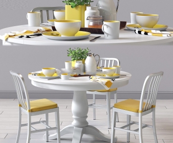 Modern Dining Table And Chairs-ID:897465945