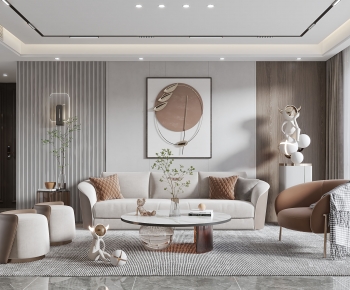 Modern A Living Room-ID:539752967