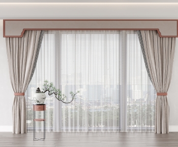 New Chinese Style The Curtain-ID:761235951