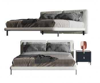 Modern Double Bed-ID:562532901