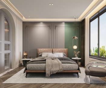 Modern Bedroom-ID:677934895