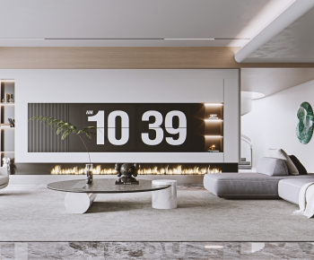 Modern A Living Room-ID:360618117