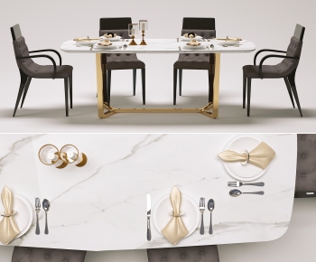 Modern Dining Table And Chairs-ID:173877001