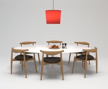 Modern Dining Table And Chairs-ID:763549858