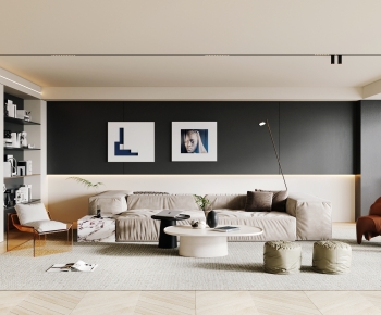 Wabi-sabi Style A Living Room-ID:381071092
