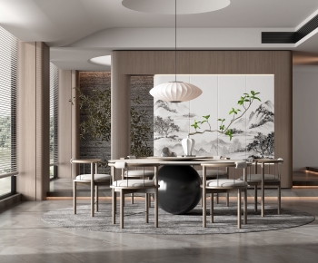 New Chinese Style Dining Room-ID:680804015