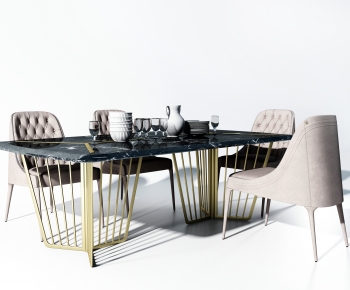 Modern Dining Table And Chairs-ID:134205102