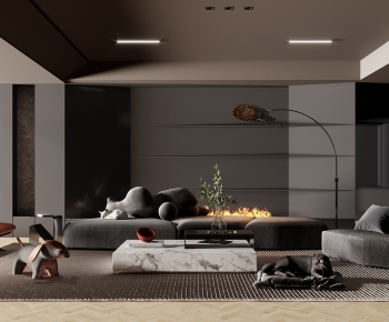Modern A Living Room-ID:859725003
