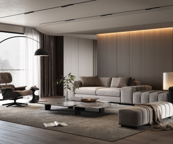 Modern A Living Room-ID:843703998