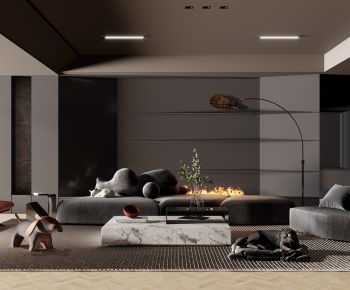 Modern A Living Room-ID:421868098