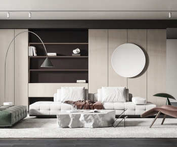 Modern A Living Room-ID:370845081