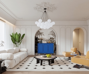 French Style A Living Room-ID:811309107