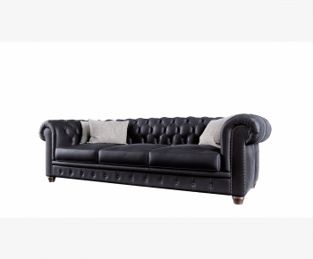 European Style Three-seat Sofa-ID:397591111
