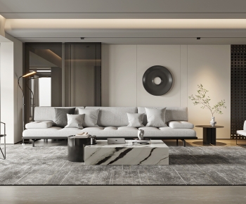 Modern A Living Room-ID:492331983