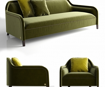 Modern Three-seat Sofa-ID:881834036