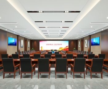New Chinese Style Meeting Room-ID:209922085