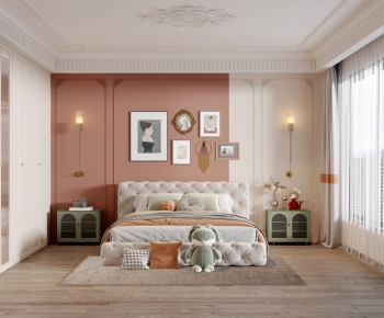 French Style Bedroom-ID:406452896